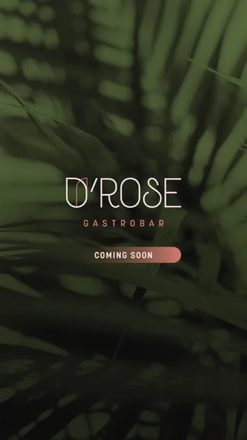 D’Rose Gastrobar — Branding · Marca internacional por JRod Marketing